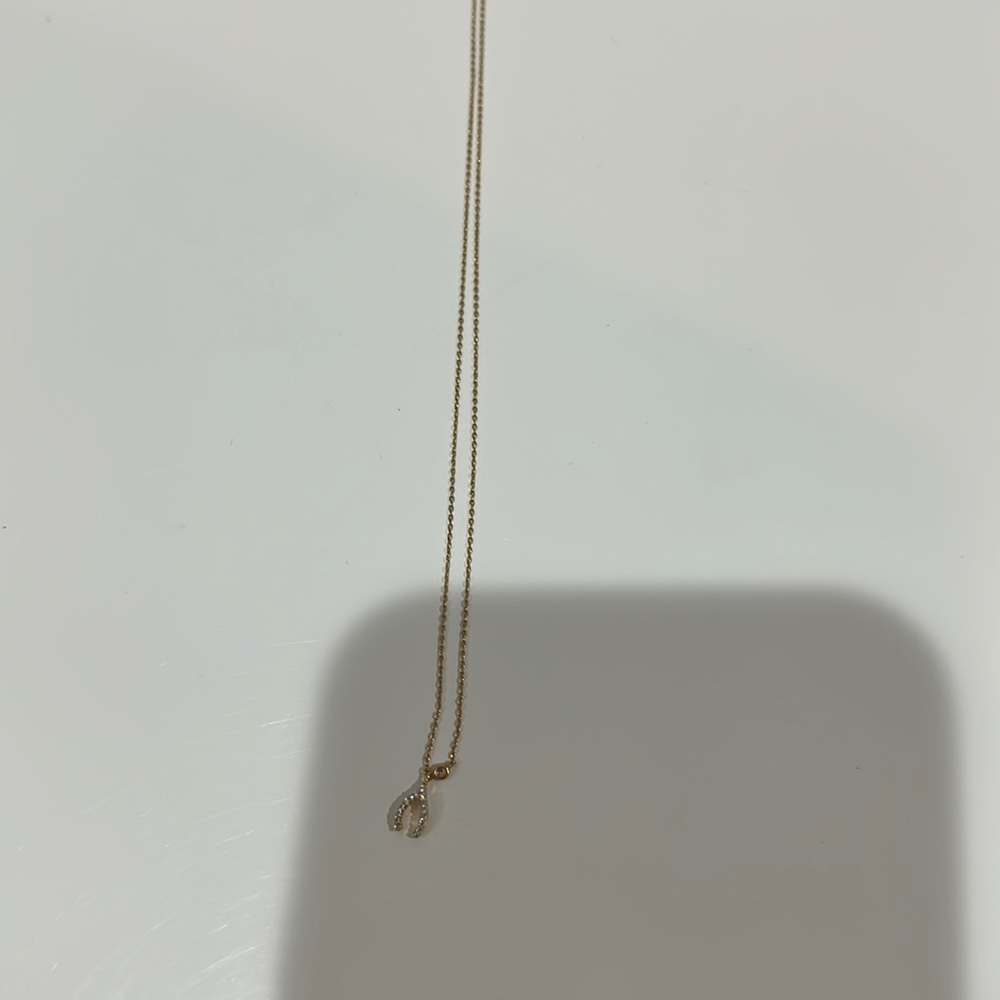 Wishbone necklace